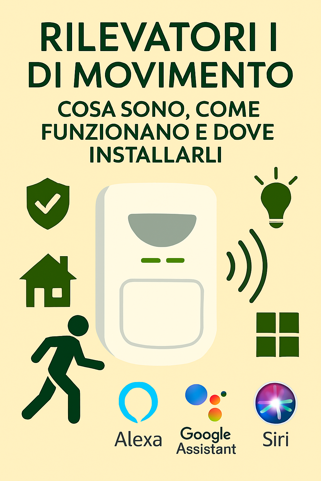 Rilevatori di movimento: cosa sono, come funzionano e dove installarli
