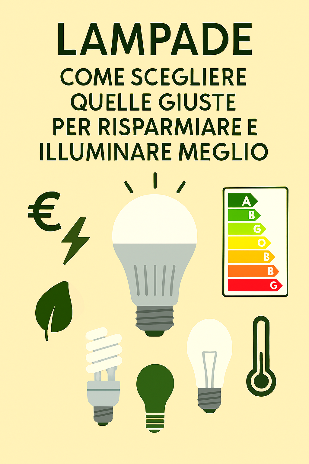 Lampade: come scegliere quelle giuste per risparmiare e illuminare meglio
