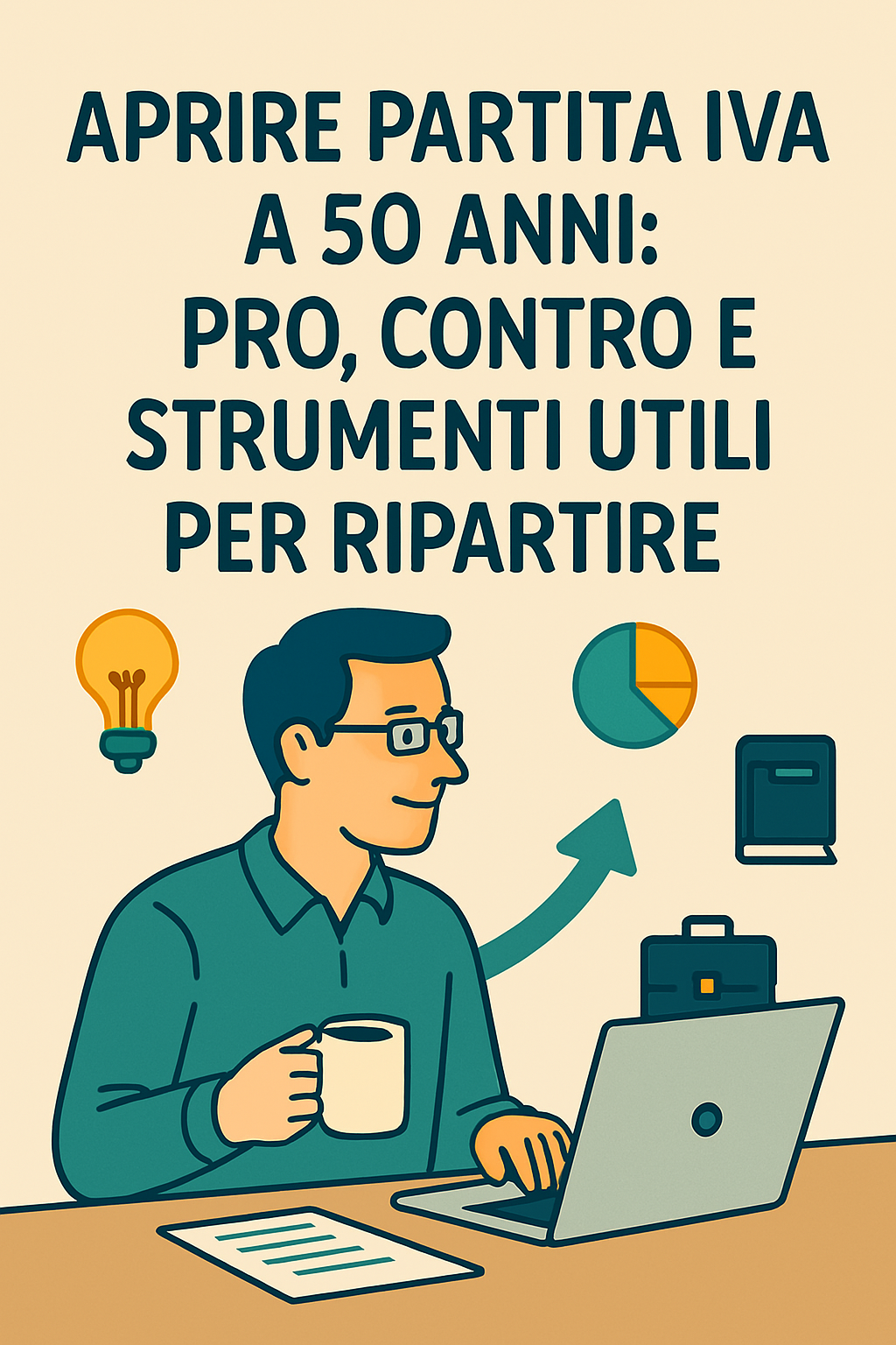 Aprire partita IVA a 50 anni: pro, contro e strumenti utili per ripartire
