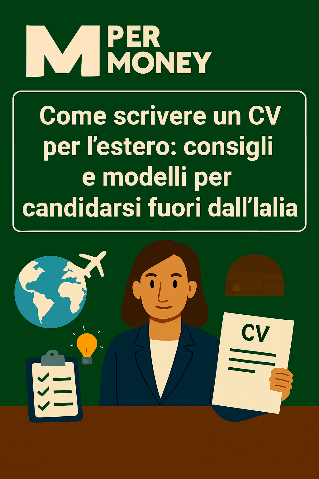 Come scrivere un CV per l’estero: consigli e modelli per candidarsi fuori dall’Italia