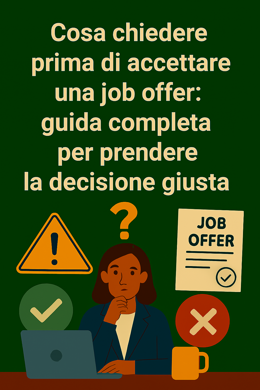 Cosa chiedere prima di accettare una job offer: guida completa per prendere la decisione giusta