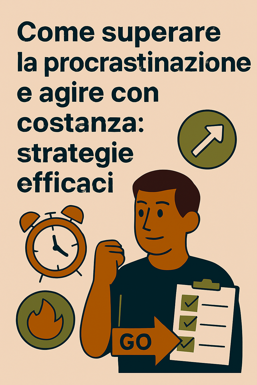 Come superare la procrastinazione e agire con costanza: strategie efficaci
