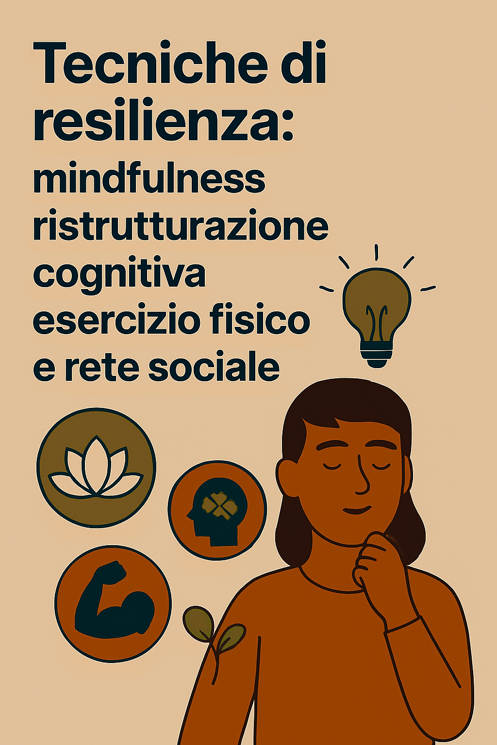 Tecniche di resilienza: mindfulness, ristrutturazione cognitiva, esercizio fisico e rete sociale