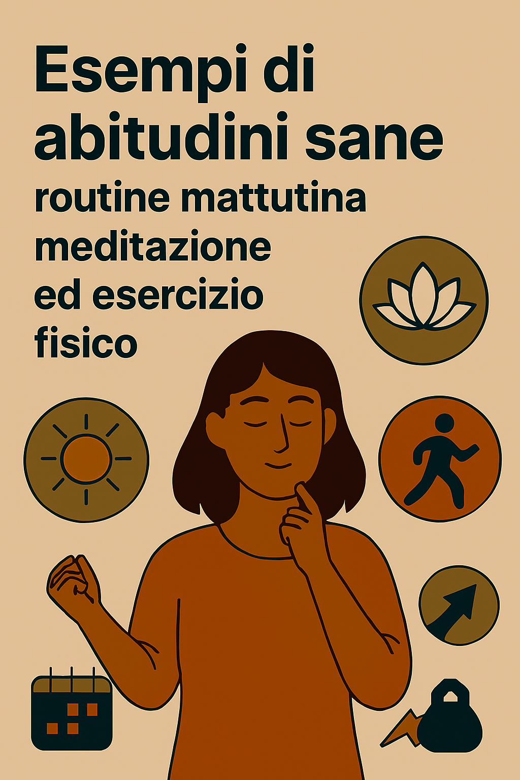 Esempi di abitudini sane: routine mattutina, meditazione ed esercizio fisico