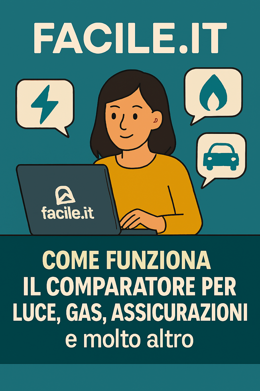 Facile.it: come funziona il comparatore per luce, gas, assicurazioni e molto altro