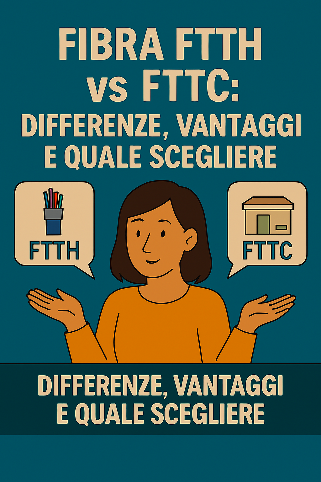 Fibra FTTH vs FTTC: differenze, vantaggi e quale scegliere