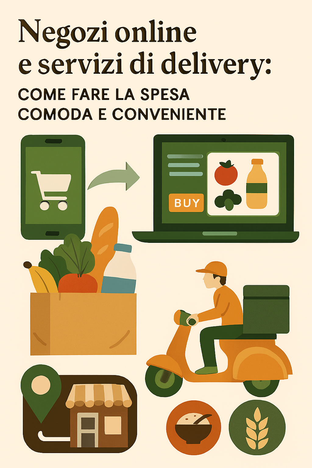 Negozi online e servizi di delivery: come fare la spesa comoda e conveniente