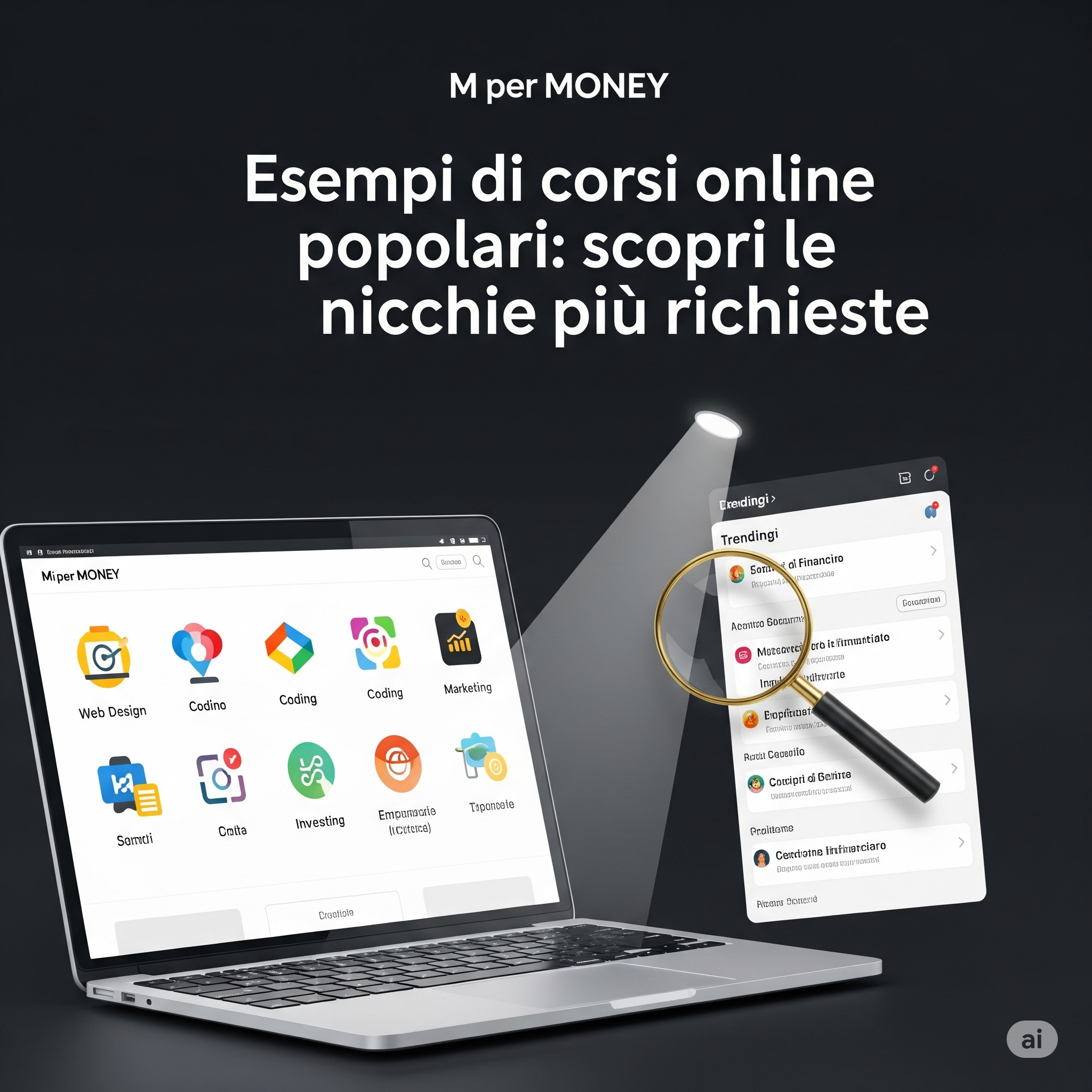 Esempi di corsi online popolari: scopri le nicchie più richieste