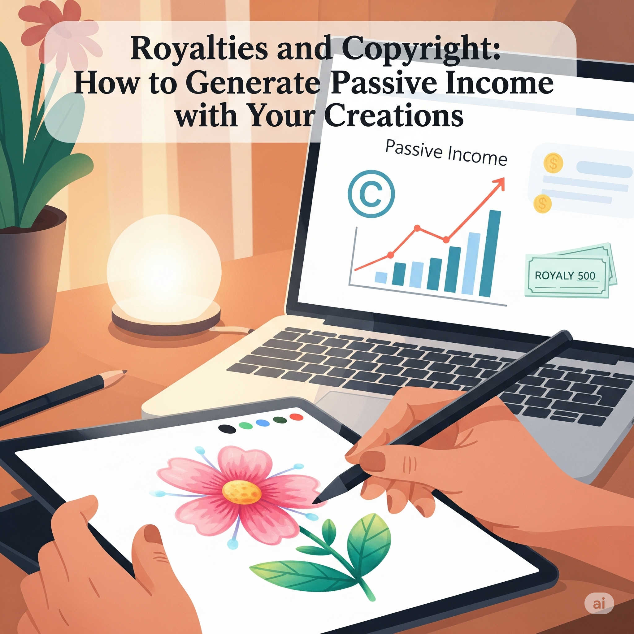 Royalties e Diritti d’Autore: Come Generare Reddito Passivo con le Tue Creazioni