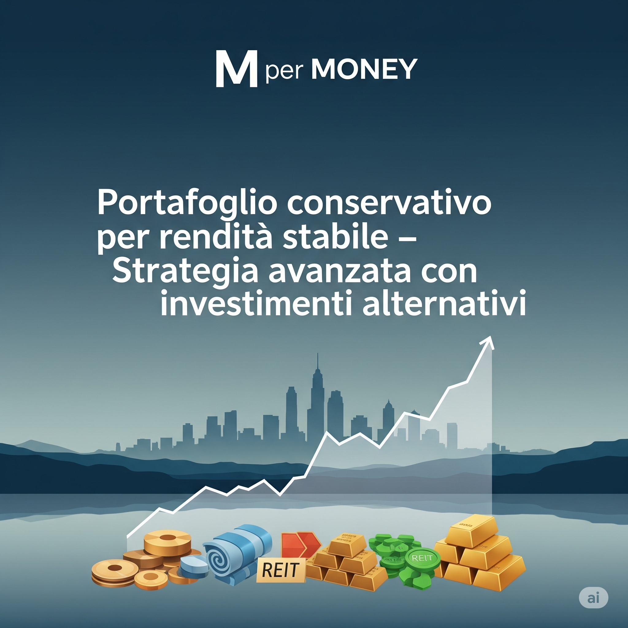 Portafoglio conservativo per rendita stabile – Strategia avanzata con investimenti alternativi