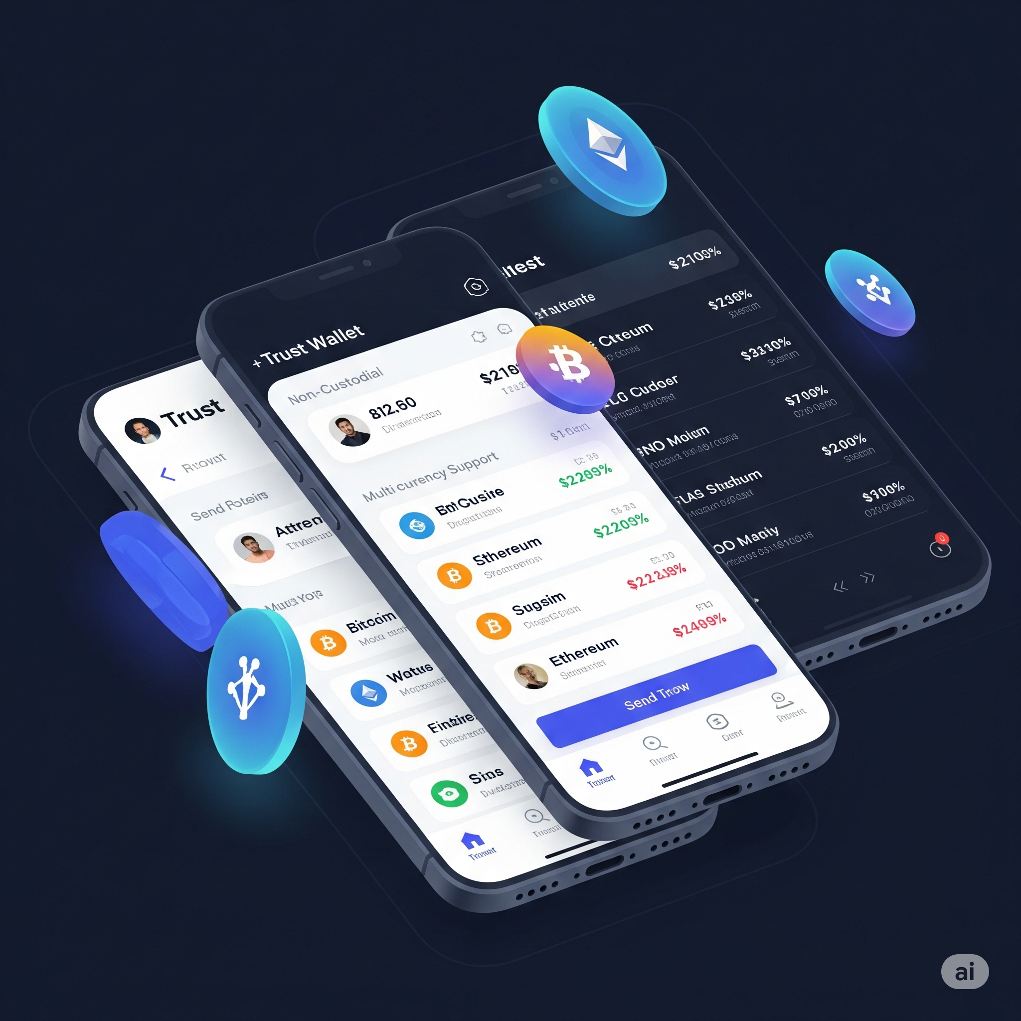 Trust Wallet: Wallet Mobile Versatile e Non Custodial per Criptovalute