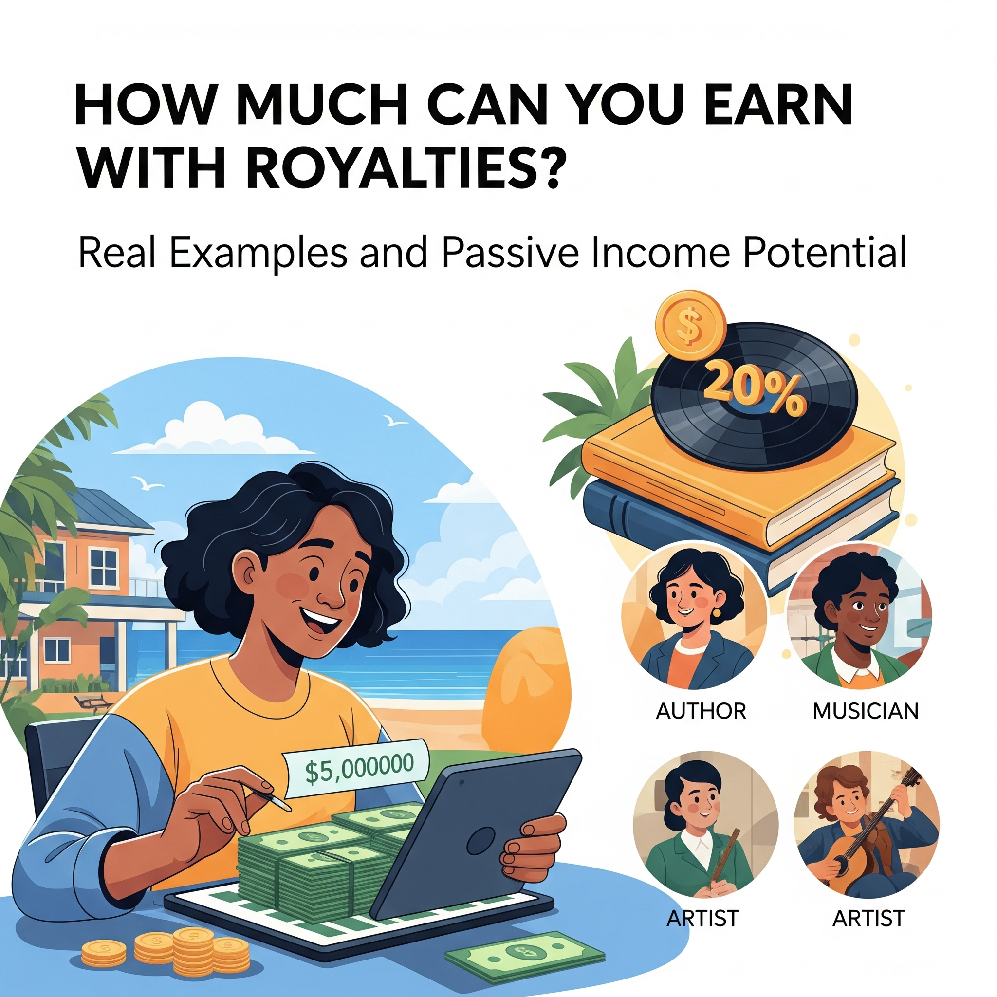 Quanto si Guadagna con le Royalties? Esempi Reali e Potenziale di Reddito Passivo