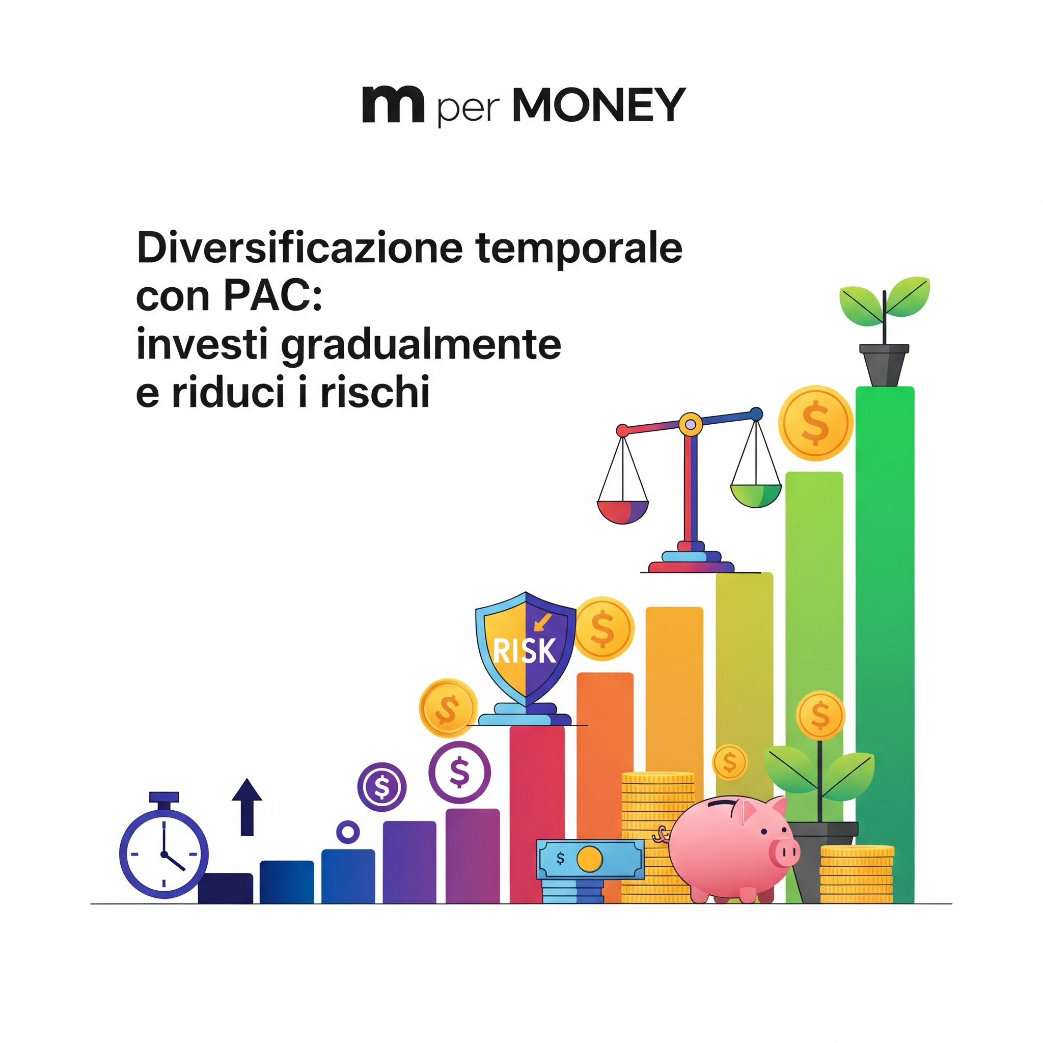 Diversificazione temporale con PAC: investi gradualmente e riduci i rischi