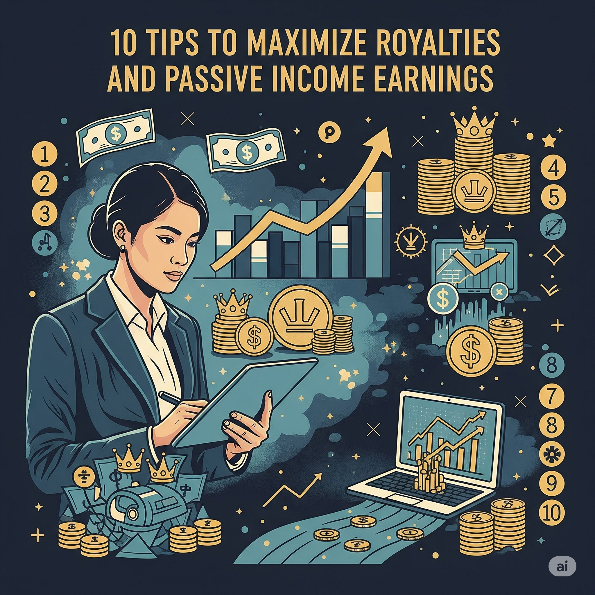 10 Consigli per Massimizzare i Guadagni da Royalties e Reddito Passivo