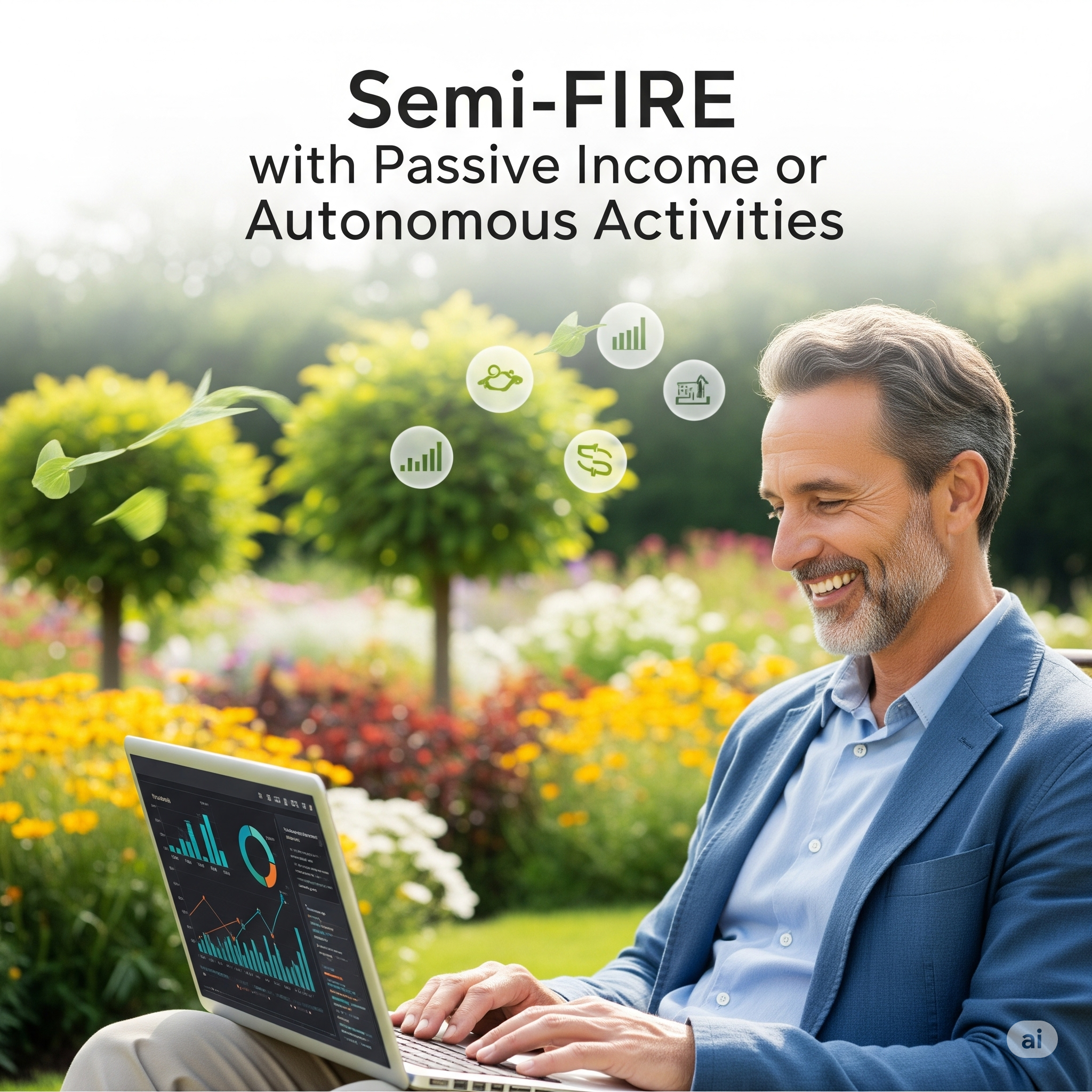 Semi-FIRE: avvicinarsi alla libertà finanziaria con reddito passivo e attività autonome