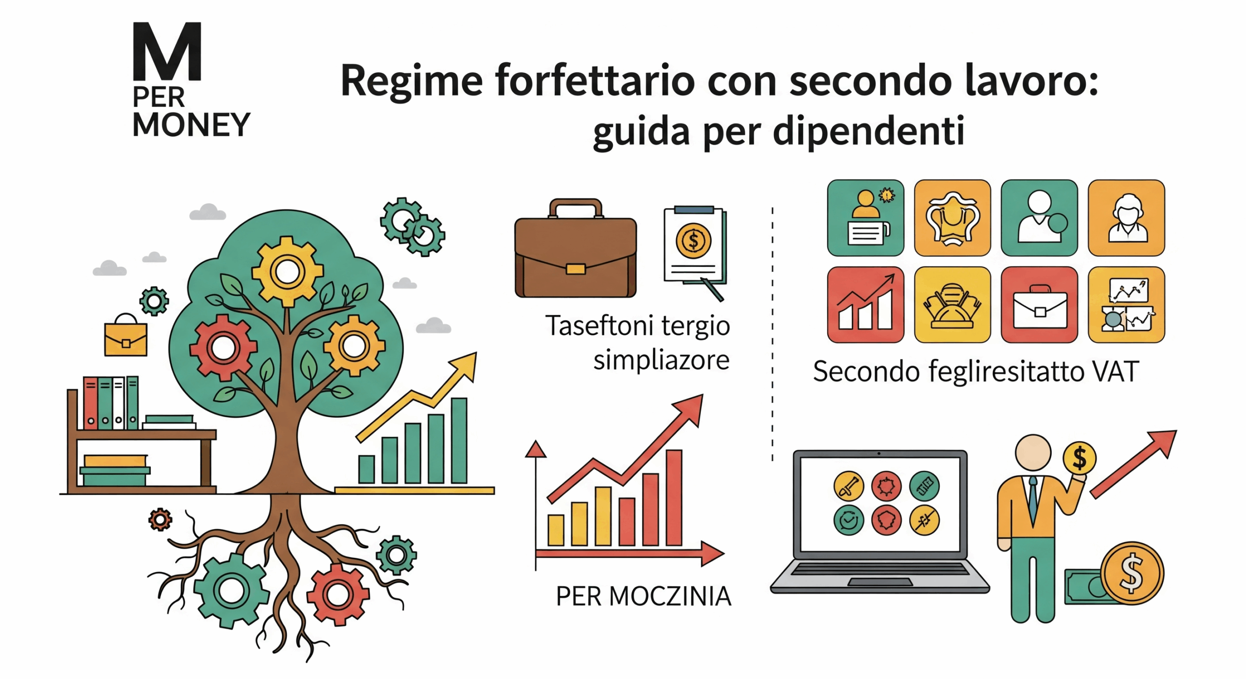 Regime forfettario con secondo lavoro: guida per dipendenti