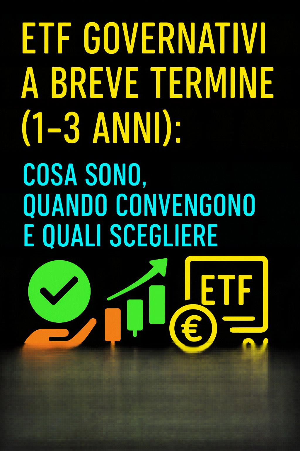 ETF Governativi a Breve Termine (1–3 Anni): Cosa Sono, Quando Convengono e Quali Scegliere