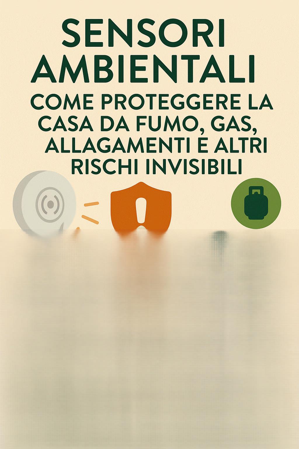 Sensori ambientali: come proteggere la casa da fumo, gas, allagamenti e altri rischi invisibili