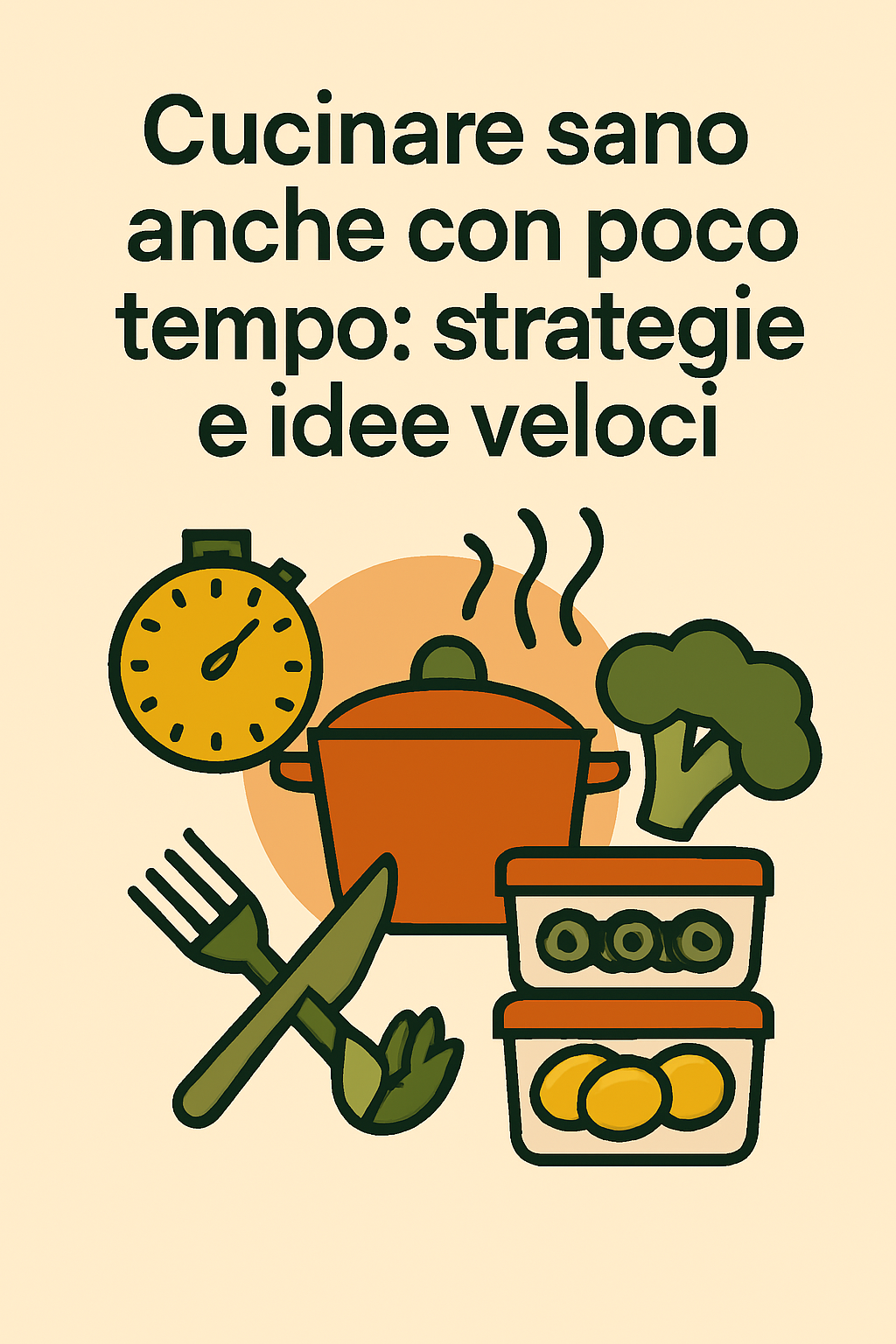 Cucinare sano anche con poco tempo: strategie e idee veloci