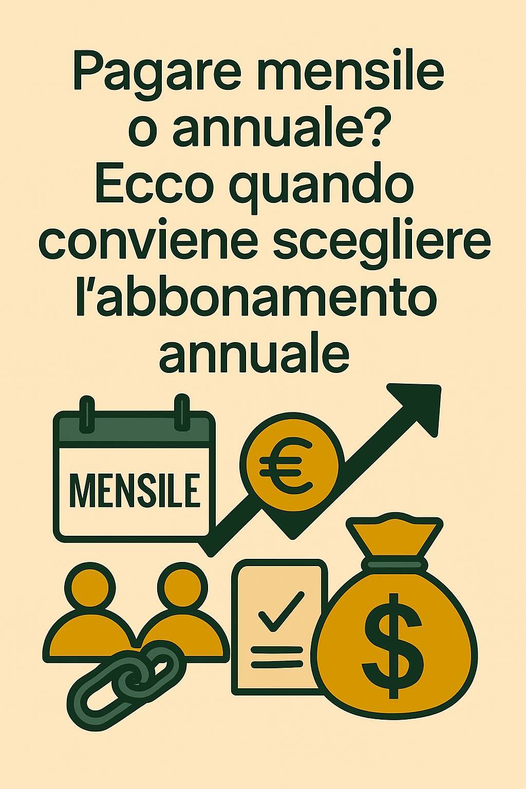 Pagare mensile o annuale? Ecco quando conviene scegliere l’abbonamento annuale