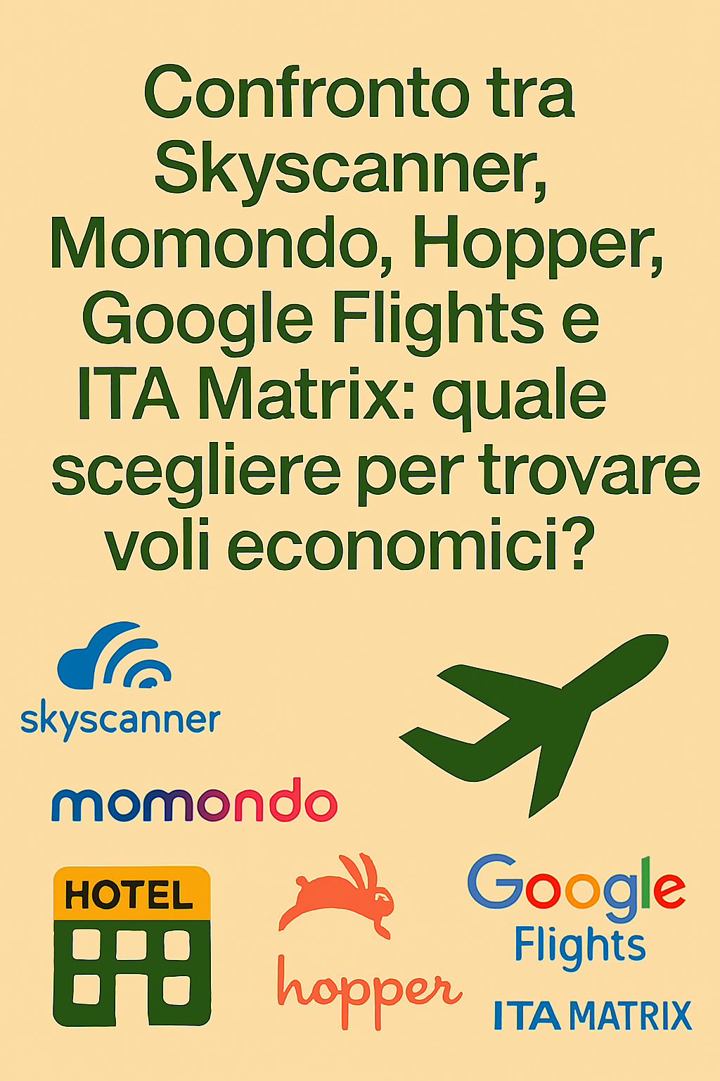 Confronto tra Skyscanner, Momondo, Hopper, Google Flights e ITA Matrix: quale scegliere per trovare voli economici?