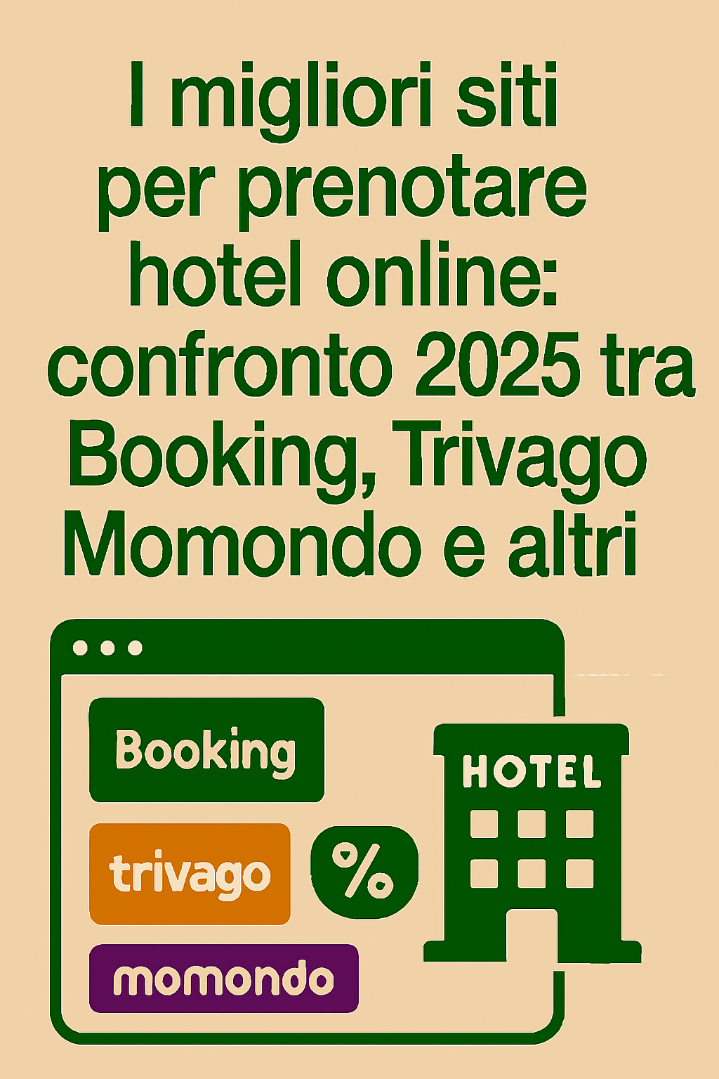 I migliori siti per prenotare hotel online: confronto tra Booking, Trivago, Momondo e altri