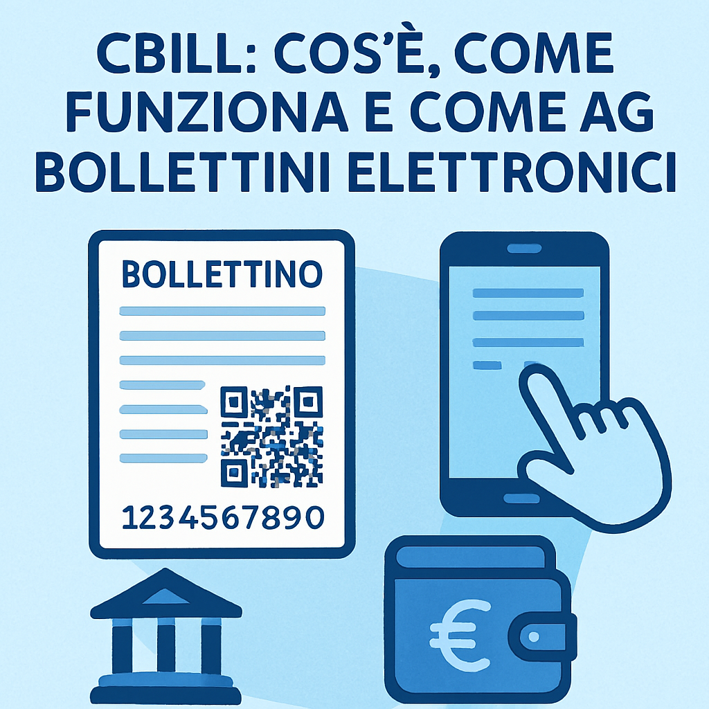 CBILL: cos’è, come funziona e come pagare bollettini elettronici
