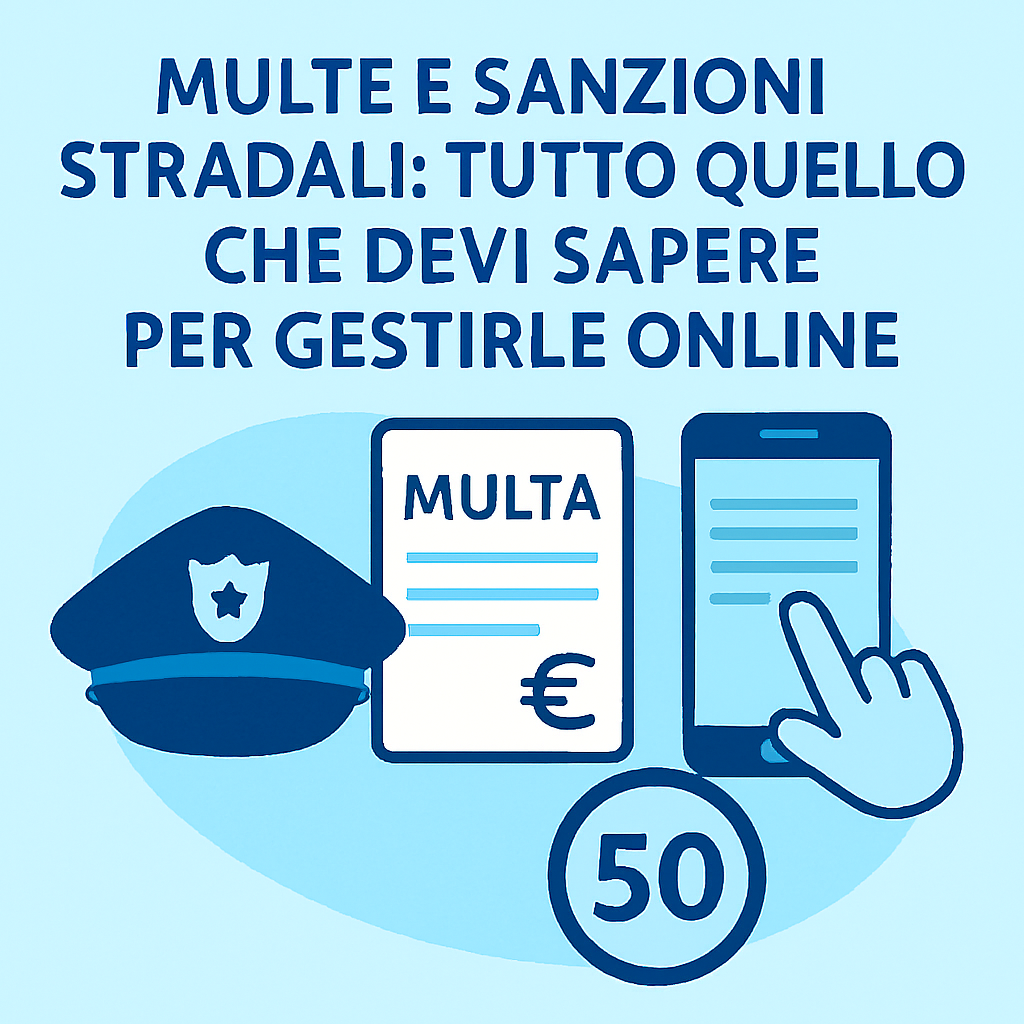 Multe e sanzioni stradali: tutto quello che devi sapere per gestirle online