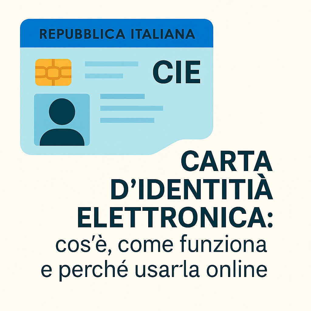 Carta d’Identità Elettronica (CIE): cos’è, come funziona e perché usarla online