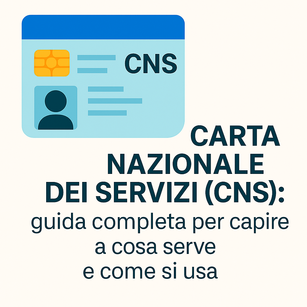 Carta Nazionale dei Servizi (CNS): guida completa per capire a cosa serve e come si usa