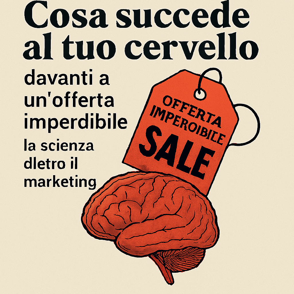 Cosa succede al tuo cervello davanti a un’offerta imperdibile: la scienza dietro il marketing