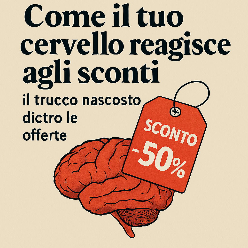 Come il tuo cervello reagisce agli sconti: il trucco nascosto dietro le offerte