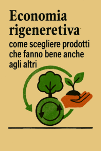 Economia rigenerativa: come scegliere prodotti che fanno bene anche agli altri